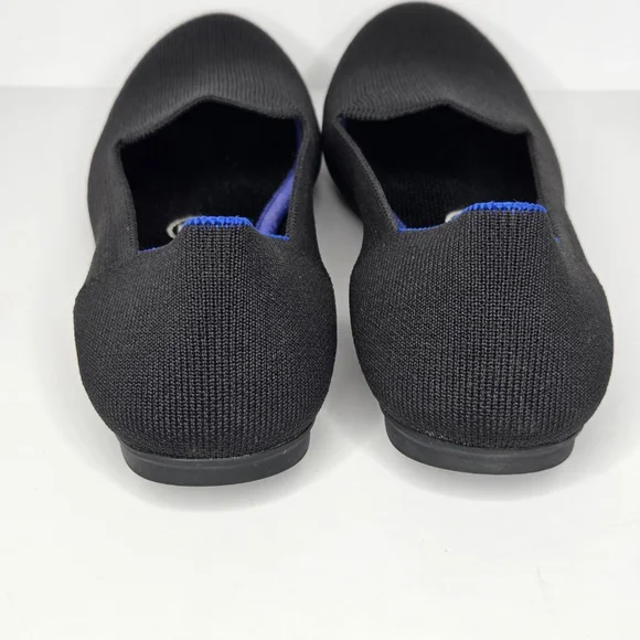 Rothy's The Loafer Black Knit Ballet Flats Women's Size 7 - Picture 5 of 11